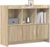 vidaXL Sideboard Sonoma-Eiche 98,5 x 33 x 80 cm Holzwerkstoff 8011141 Bild 2