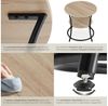 tectake Beistelltisch Couchtisch Saint Louis 55x56cm (1-St, 1 tlg), Geschwungener Beistelltisch im trendigen Industrial Look Bild 4