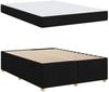 vidaXL Bettrahmen mit Matratze Schwarz 140 x 200 cm Stoff 3399358 Bild 4