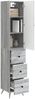 vidaXL Schrankset 2 pcs Grau Sonoma 34,5 x 34,5 x 90 cm Holzwerkstoff 3416895 Bild 2