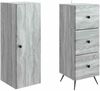 vidaXL Schrankset 2 pcs Grau Sonoma 34,5 x 34,5 x 90 cm Holzwerkstoff 3416895 Bild 3