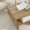 vidaXL Couchtisch, Holzwerkstoff Artisan-Eiche, 48 x 46 x 35 cm Bild 4