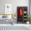 Großer Stoffschrank mit Kleiderstange Bild 2