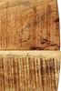 Runder Esszimmertisch, Raues Mangoholz Massiv und Stahl, 120x77 cm Bild 5
