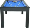 Vente-unique - SOUSA Indoor games Holz, Platte SchwarzBlau - B 102,6 cm x H 80,2 cm x L 182,8 cm Bild 4