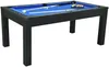 Vente-unique - SOUSA Indoor games Holz, Platte SchwarzBlau - B 102,6 cm x H 80,2 cm x L 182,8 cm Bild 5