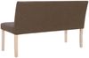 vidaXL Sitzbank 139,5 cm Braun Polyester 281336 Bild 5