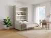 Vente-unique - RAPILI Bett Holz, Platte Beige - B 133 cm239,2 cm x H 225,2 cm x L 200 cm Bild 2