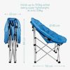 Navaris Campingstuhl Moon Chair Faltsessel rund XXL - Campingstuhl mit Tasche - div. Farben (1 St) Bild 2