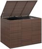 vidaXL Garten-Kissenbox PE Rattan 145x100x103 cm Braun 317230 Bild 5