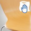 2er Set Besucherstuhl Calisto, natura Bild 5