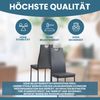 Albatros Esszimmerstühle SALERNO 6er Set, Grau - Edles Italienisches Design, Polsterstuhl Kunstleder-Bezug, Modern und Stilvoll am Esstisch - Küchenstuhl, Stuhl Esszimmer hohe Belastbarkeit Bild 3