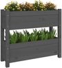vidaXL Pflanzkübel Grau 77x25x66 cm Massivholz Kiefer 823943 Bild 4
