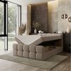 Masseno Boxbett BRUME 180x200 cm mit Bonell Matratze und Topper, Doppelbett, Polsterbett mit Kopfteil, Boxspringbett Bild 4