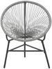vidaXL Garten-Mondstuhl Poly-Rattan Grau 44481 Bild 4