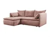Ecksofa mit Schlaffunktion TEODORA von PASCAL MORABITO - Kord - Rosa - Ecke links Bild 3