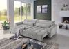Wohnlandschaft >Wolve< elektr. Sitsverstellung, Kissen, Cord silbergrau - 277x108x179cm BxH/T Bild 4