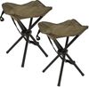 Koopman Campinghocker Klapphocker Anglerhocker Niedrig 40 cm Taube 2 er Set (Set, 2 St, Packung), Klapphocker, 2er Set, Angeln Garten, Tragetasche Bild 1