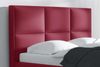 99rooms Jacob Polsterbett 140x200 cm Velours MONOLITH Bordeaux mit Bettkasten Bild 3