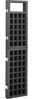 vidaXL Spalier/Paravent 3-teilig Massivholz Tanne Schwarz 121x180 cm 316482 Bild 4