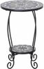 Blumentisch >Como< in matt schwarz, dunkelgrau - 41x59x41 (BxHxT) Bild 3