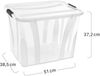Aufbewahrungsbox 55l Anzio mit Deckel Bild 5
