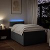vidaXL Boxspringbett mit Matratze Dunkelgrau 120x200 cm Stoff 3289336 Bild 5