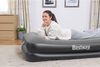 Bestway Luftbett mit Integrierter Luftpumpe Beflockt 191x97x46 cm 93781 Bild 3