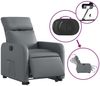 vidaXL Relaxsessel mit Aufstehhilfe Elektrisch Grau Kunstleder 3206766 Bild 5