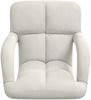 vidaXL Verstellbarer Fußsessel Creme Samt 42028139 Bild 4