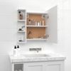 vidaXL Spiegelschrank mit LED Weiß 70x16,5x60 cm 808873 Bild 5