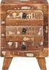 vidaXL Nachttisch 2 Stk. 37x32x50 cm Altholz Massivholz 4104518 Bild 2