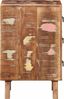 vidaXL Nachttisch 2 Stk. 37x32x50 cm Altholz Massivholz 4104518 Bild 3