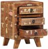 vidaXL Nachttisch 2 Stk. 37x32x50 cm Altholz Massivholz 4104518 Bild 5