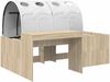 vidaXL Hochbett mit Schreibtisch für Kinder 3 Stk. Holzwerkstoff 3423689 Bild 3
