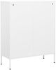 vidaXL Lagerschrank Weiß 80 x 35 x 101,5 cm Stahl [336161] Bild 4