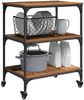 vidaXL Küchentrolley Altholz 60 x 41 x 76 cm Holzwerkstoff 883008 Bild 3