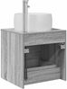 vidaXL Wandmontierte Waschtisch Grau Sonoma 49,5 x 44,5 x 66 cm 890315 Bild 5