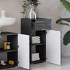Vicco 'Freddy' Midischrank, Spanplatte, Hochglanz, 36,4 x 79 x 31 cm, Anthrazit Bild 5