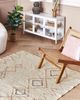 Teppich Baumwolle beige 160 x 230 cm geometrisches Muster GUWAHATI Bild 3