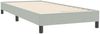 vidaXL Boxspringbett mit Matratze Hellgrau 80x220 cm Samt 3318387 Bild 5
