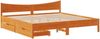 vidaXL Massivholzbett mit Schubladen Wachsbraun 180x200 cm Kiefer 3301898 Bild 2