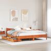 vidaXL Massivholzbett mit Schubladen Wachsbraun 180x200 cm Kiefer 3301898 Bild 3