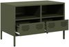 vidaXL TV-Schrank Olivgrün 68x39x43,5 cm Kaltgewalzter Stahl 851320 Bild 4
