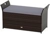 COSTWAY Gartenbank, Gartenbox, 2-Sitzer, Polyrattan, mit Kissen Bild 5