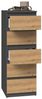 ibonto HOCHKOMMDE ANTHRAZIT / ARTISAN EICHE 45 x40x111cm (H 111 x T 40 x B 40 cm) Bild 2