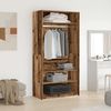 vidaXL Kleiderschrank Altholz-Optik 100x50x200 cm Holzwerkstoff 3318624 Bild 3