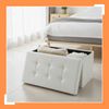 Relaxdays Faltbare Sitzbank Kunstleder Bild 5
