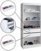 A&J MöbelLand GmbH Schwebetürenschrank VILUNO 1 mit 4 Schubladen und Spiegel (Kostenlose Lieferung – nur für kurze Zeit! TOP ANGEBOT! Geräumiger Schrank mit einer Breite von 200 cm und Spiegel, ideal zur Aufbewahrung von Kleidung und Accessoires. 4 Sch... Bild 3