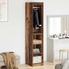 vidaXL Kleiderschrank mit Regal mit Speicher Altholz 41 x 48 x 102 cm 879645 Bild 4